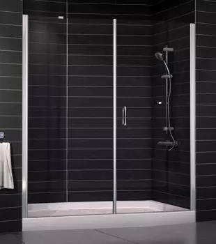 Душевая дверь в нишу Vegas Glass EP-F-2 0180 08 01 R стекло прозрачное, 180