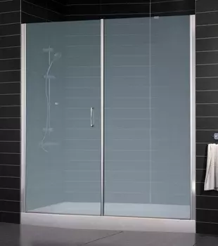 Душевая дверь в нишу Vegas Glass EP-F-2 0180 08 10 L стекло сатин, 180