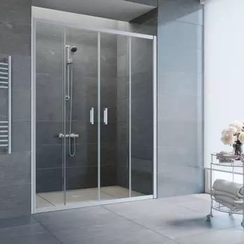 Душевая дверь в нишу Vegas Glass Z2P 160 07 01 стекло прозрачное