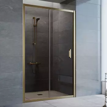 Душевая дверь в нишу Vegas Glass ZP 0125 05 05 профиль бронза, стекло бронза