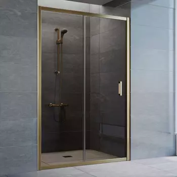 Душевая дверь в нишу Vegas Glass ZP 0130 05 05 профиль бронза, стекло бронза