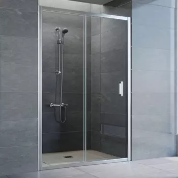 Душевая дверь в нишу Vegas Glass ZP 0130 08 01 стекло прозрачное, 130