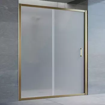 Душевая дверь в нишу Vegas Glass ZP 0160 05 10 профиль бронза, стекло сатин