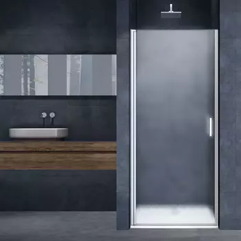 Душевая дверь в нишу Vincea Alpha VDP-3AL950MT профиль хром, стекло текстурное
