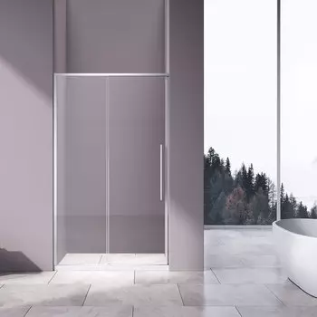 Душевая дверь в нишу Vincea Slim-N VDS-4SN110CL 110, хром, стекло прозрачное
