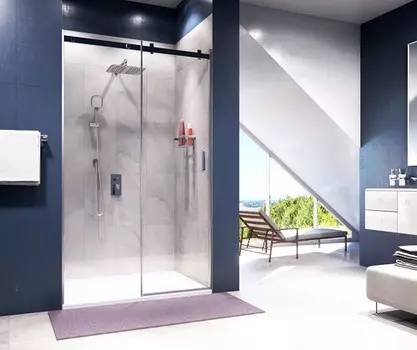 Душевая дверь в нишу WasserKRAFT Alme 15R 15R31 140х200 см