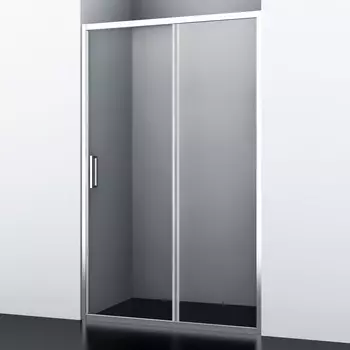 Душевая дверь в нишу WasserKRAFT Main 41S13 110x200 профиль серебристый, стекло прозрачное