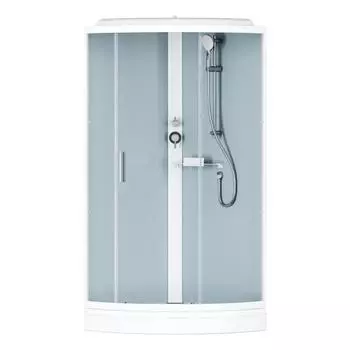 Душевая кабина Am.Pm X-Joy 90x90 профиль белый, стекло прозрачное