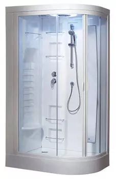 Душевая кабина Aquanet Hawaii (L) прозрачное стекло, без г/м