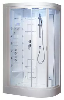 Душевая кабина Aquanet Hawaii (L) с баней, прозрачное стекло