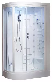 Душевая кабина Aquanet Hawaii (R) с баней, матовое стекло