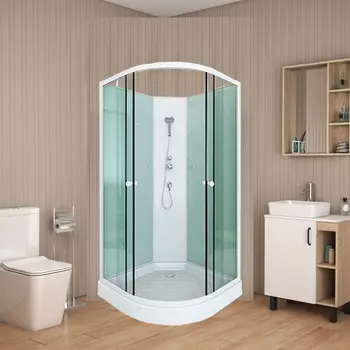 Душевая кабина Arcus S-01 90х90см низкий поддон, без крыши