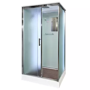 Душевая кабина AvaCan D119SLED, 110х90х220 см, стекло матовое, профиль хром