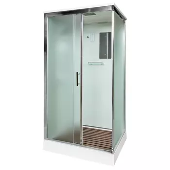 Душевая кабина AvaCan D129SEL, 120х90х220 см, стекло матовое, профиль хром