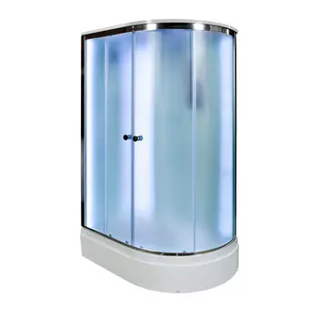 Душевая кабина AvaCan D312SLLED, 120х90х220 см, стекло матовое, профиль хром