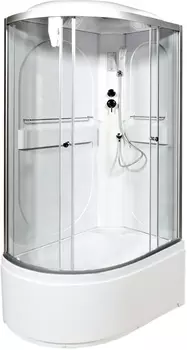 Душевая кабина AvaCan L620REL, 120х80х215 см, стекло прозрачное, профиль хром