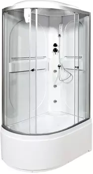 Душевая кабина AvaCan L620RGM, 120х80х215 см, стекло прозрачное, профиль хром