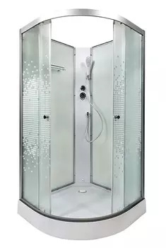 Душевая кабина AvaCan L909N, 90х90х200 см, стекло матовое, профиль хром