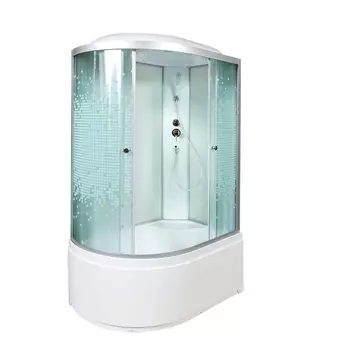 Душевая кабина AvaCan L920R, 120х80х215 см, стекло с узором, профиль хром