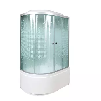 Душевая кабина AvaCan L920REL, 120х80х215 см, стекло с узором, профиль хром