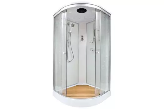 Душевая кабина Deto ЕМ1510 100 см низкий поддон