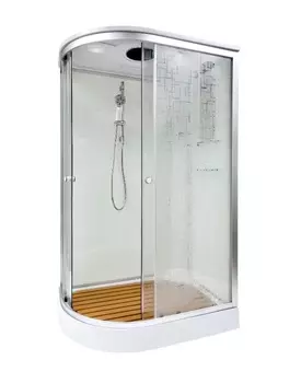 Душевая кабина Deto ЕМ1512 R 120х80 низкий поддон