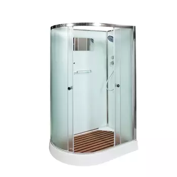 Душевая кабина DTO D102R 120х80х208 см, стекло матовое, профиль глянцевый хром