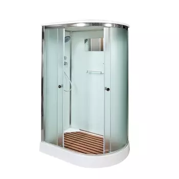 Душевая кабина DTO D102SL 120х80х220 см, стекло матовое, профиль глянцевый хром