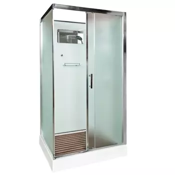 Душевая кабина DTO D119 110х90х208 см, стекло матовое, профиль глянцевый хром