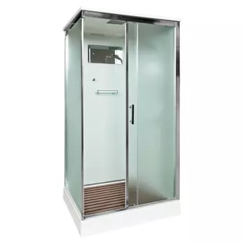 Душевая кабина DTO D119S 110х90х220 см, стекло матовое, профиль глянцевый хром