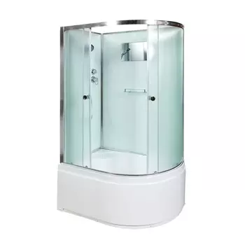 Душевая кабина DTO D120L 120х80х208 см, стекло матовое, профиль глянцевый хром