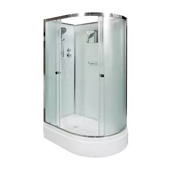 Душевая кабина DTO D272L 120х80х208 см, стекло матовое, профиль глянцевый хром