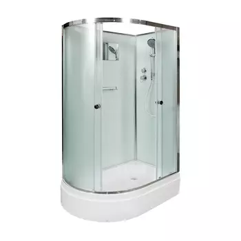 Душевая кабина DTO D272R 120х80х208 см, стекло матовое, профиль глянцевый хром