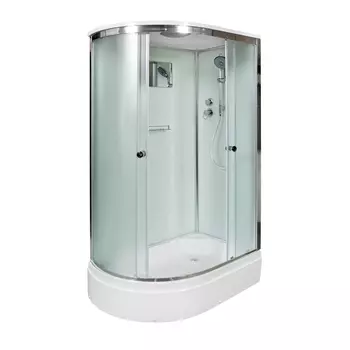 Душевая кабина DTO D272SR 120х80х220 см, стекло матовое, профиль глянцевый хром