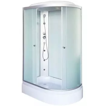 Душевая кабина DTO LM720LGM 120х80х215 см, стекло матовое, профиль матовый хром