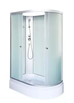 Душевая кабина DTO LM720LN 120х80х200 см, стекло матовое, профиль матовый хром