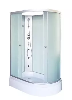 Душевая кабина DTO LM720LNGM 120х80х200 см, стекло матовое, профиль матовый хром