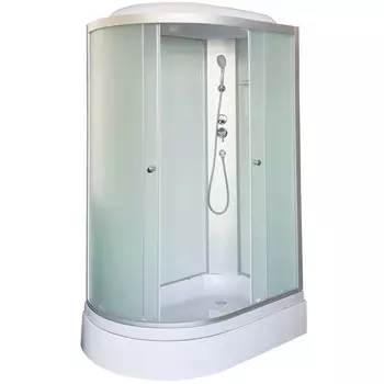 Душевая кабина DTO LM720R 120х80х215 см, стекло матовое, профиль матовый хром