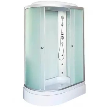 Душевая кабина DTO LM720RGM 120х80х215 см, стекло матовое, профиль матовый хром