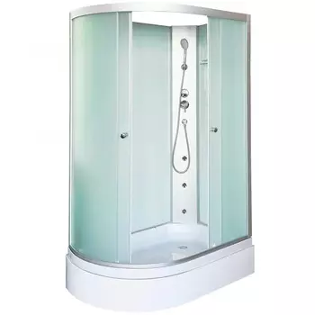 Душевая кабина DTO LM720RNGM 120х80х200 см, стекло матовое, профиль матовый хром