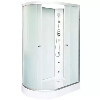 Душевая кабина DTO LM902RNGM 120х80х200 см, стекло матовое, профиль матовый хром