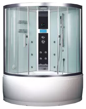 Душевая кабина Eago DA325 F3 задняя стенка зеркальная