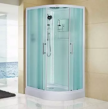 Душевая кабина Esbano Elegancia ES-L115CR 115х85х215 L стекло прозрачное, профиль белый