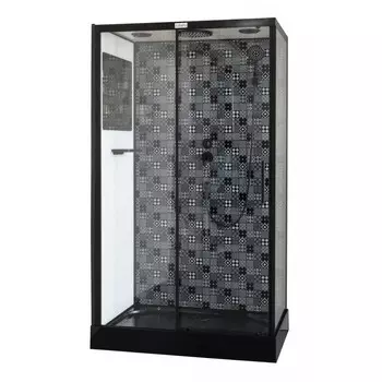 Душевая кабина Esbano Elegancia ESB-1180CKR 110х80х213 стекло прозрачное, профиль черный