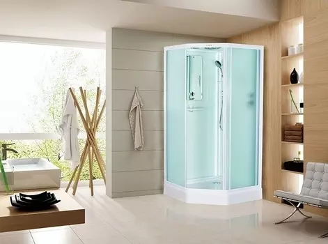 Душевая кабина Esbano Elegancia ESKL100PR c LED