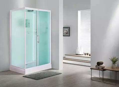 Душевая кабина Esbano Elegancia ESKL129CKR 90x120x210 см, с крышей и LED освещением