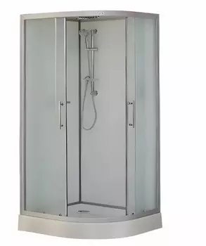 Душевая кабина Esbano Elegancia EST-90CR 90x90x210 стекло рифленое, профиль хром матовый, с крышей