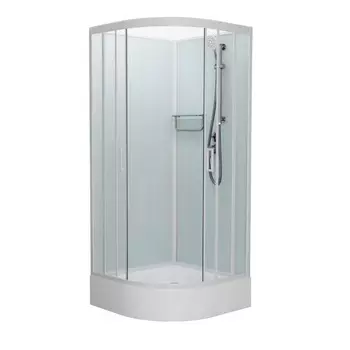 Душевая кабина Frank F400/1 М White без крыши