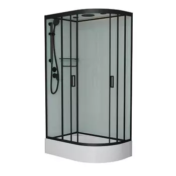 Душевая кабина Frank F412/1L М Black