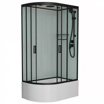 Душевая кабина Frank F412/2R Black